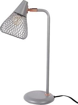 RABALUX Stolová lampa FANNY 3182 sivá + ružové zlato