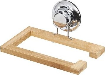 COMPACTOR Bambusový držiak na toaletný papier, bez vŕtania, nosnosť 6 kg