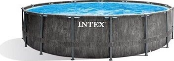INTEX Bazén Greywood Premium, 457 × 122 cm, (filtrácia, rebrík, podložka, kryt)