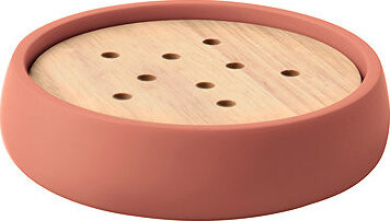 Spirella Mydlovnička SVEN, polyresin, drevo, staroružová