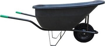 J.A.D. TOOLS kolečko hospodářské 180 l, plná pryž, plastová korba