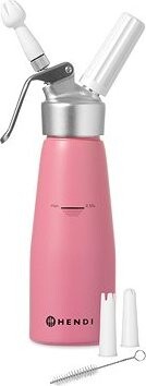 Hendi 975886 Fľaša na šľahačku Kitchen line červená