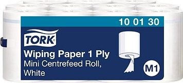 TORK viacúčelové, biele, papierové, v rolke, systém M1, 100130, 11 ks
