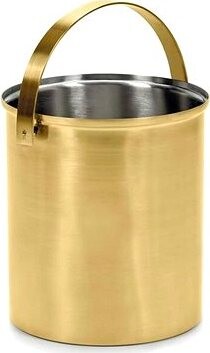 SERAX L Vedro na ľad z kefovanej ocele 18,5 cm, PVD zlaté