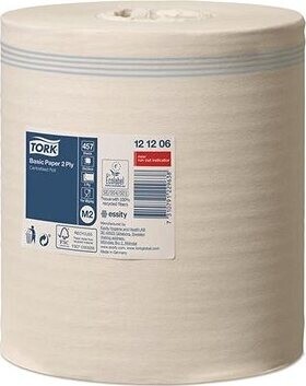 Tork Basic M2 Papierová utierka v kotúči, 2-vrstvová, 6 kotúčov