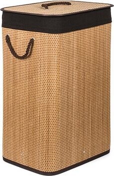 G21 Kôš na bielizeň 72 l, bambusový s hnedým košom