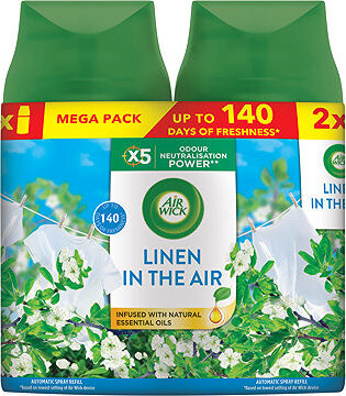 AIR WICK Freshmatic náplň DUO Bielizeň vo vánku 2× 250 ml