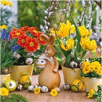 Goba Obrúsky Zajac a kvety 3400115