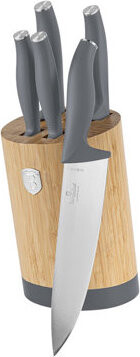 BerlingerHaus Aspen Collection kulatý Sada nožů s kulatým stojanem BAMBOO 6 ks