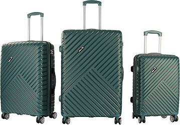 Aga Travel Sada cestovních kufrů MR4677 Tmavě zelená