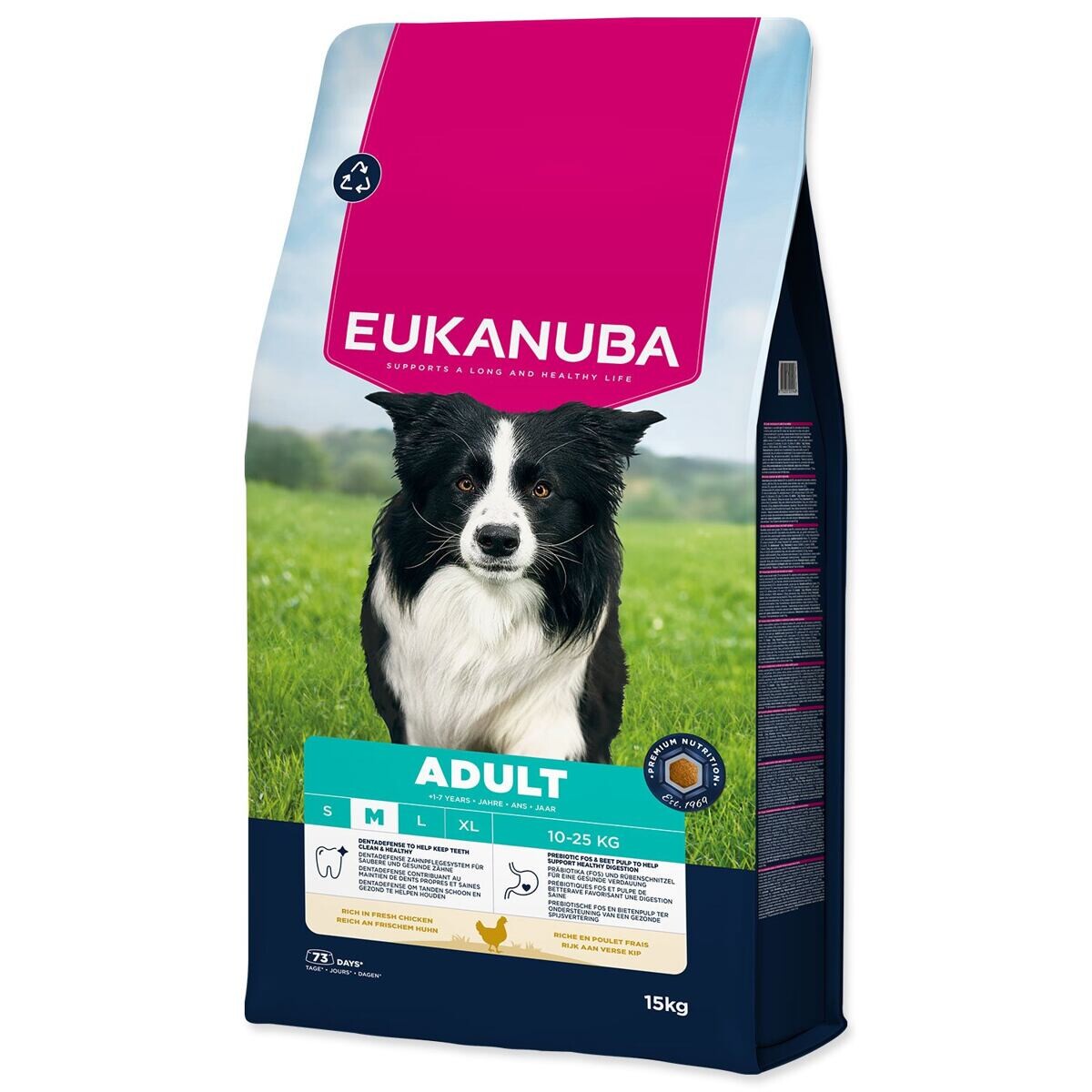 Eukanuba Premium Nutrition Adult Medium Breed kuracie - 15 kg