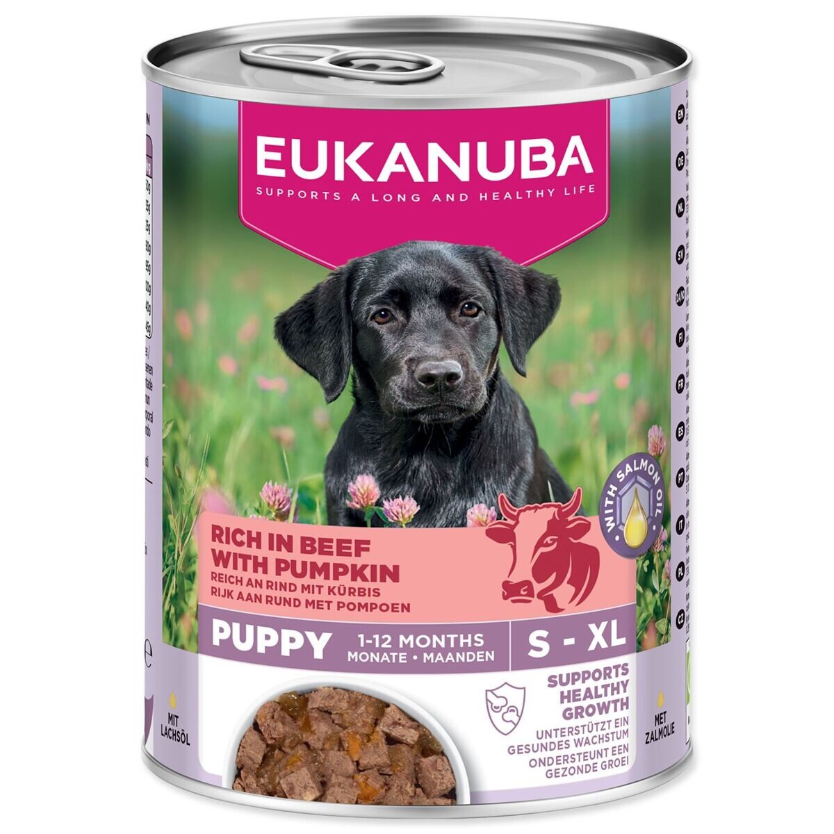 Eukanuba Puppy bohaté na hovädzie s tekvicou - 400 g