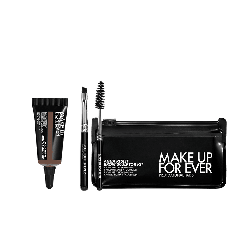Make Up For Ever Súprava na úpravu obočia Aqua Resist Brow Sculptor Kit 30 Soft Brown