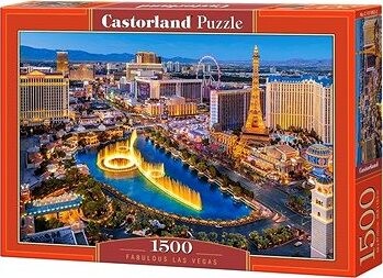 CASTORLAND Puzzle Báječné Las Vegas 1500 dielikov