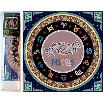 Norimpex 7D Znamenie zverokruhu Ryby 30 × 30 cm
