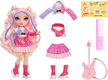 Rainbow High Junior Fashion Bella v rockovej kapele