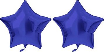FOLAT Balón fóliový – hviezda, námornícka modrá, 48 cm, 2 ks