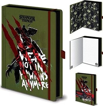 Netflix Stranger Things: Not In Hawkins – zápisník A5