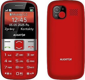 Aligator A775 Senior červený + stol. nab.