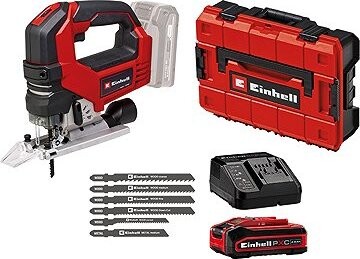 EINHELL Professional Set priamočiara píla AKU TP-JS 18/135 Li BL + príslušenstvo 4326626 (1 x 4 Ah P