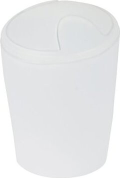 Spirella výklopný odpadkový kôš Move, ľadovo biely, plast, 5 l