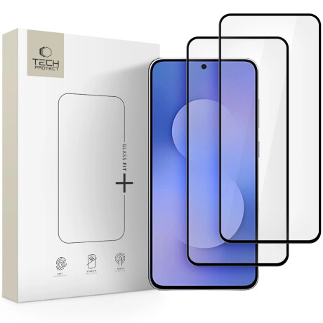 Tech-Protect Glass Fit 2x ochranné sklo na Samsung Galaxy S25 FE, čierne