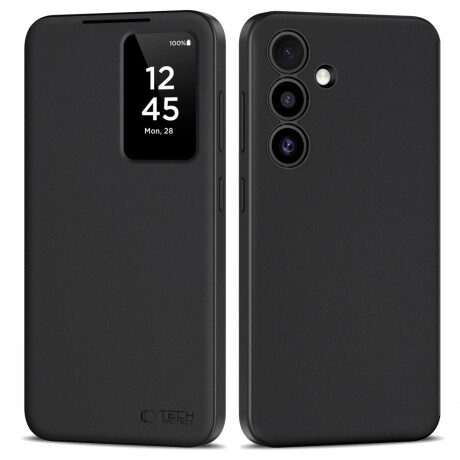 Tech-Protect Smart Wallet knižkové puzdro na Samsung Galaxy S25 FE, čierne
