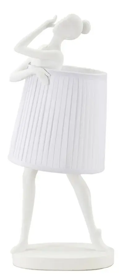 Stolní lampa Ballet 62,5 cm bílá