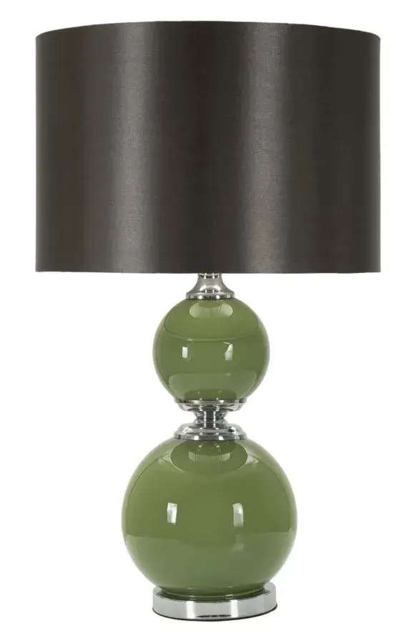 Stolní lampa Eva Two 65 cm černo-zelená