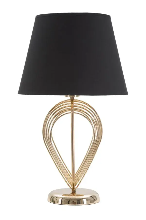 Stolní lampa Maxt 53,5 cm černo-zlatá