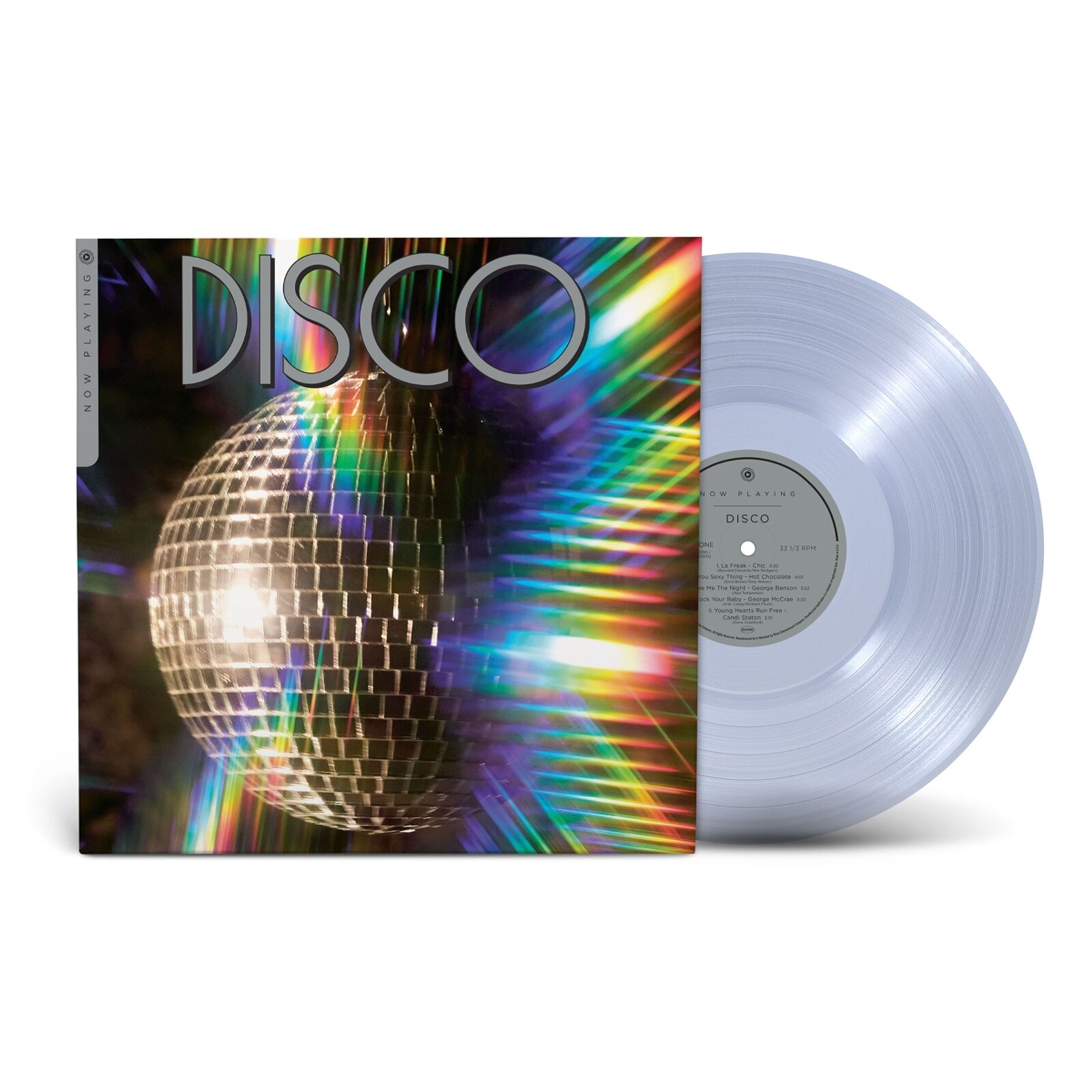 DISCO NOW PLAYING (LIMITED CLEAR VINYL)