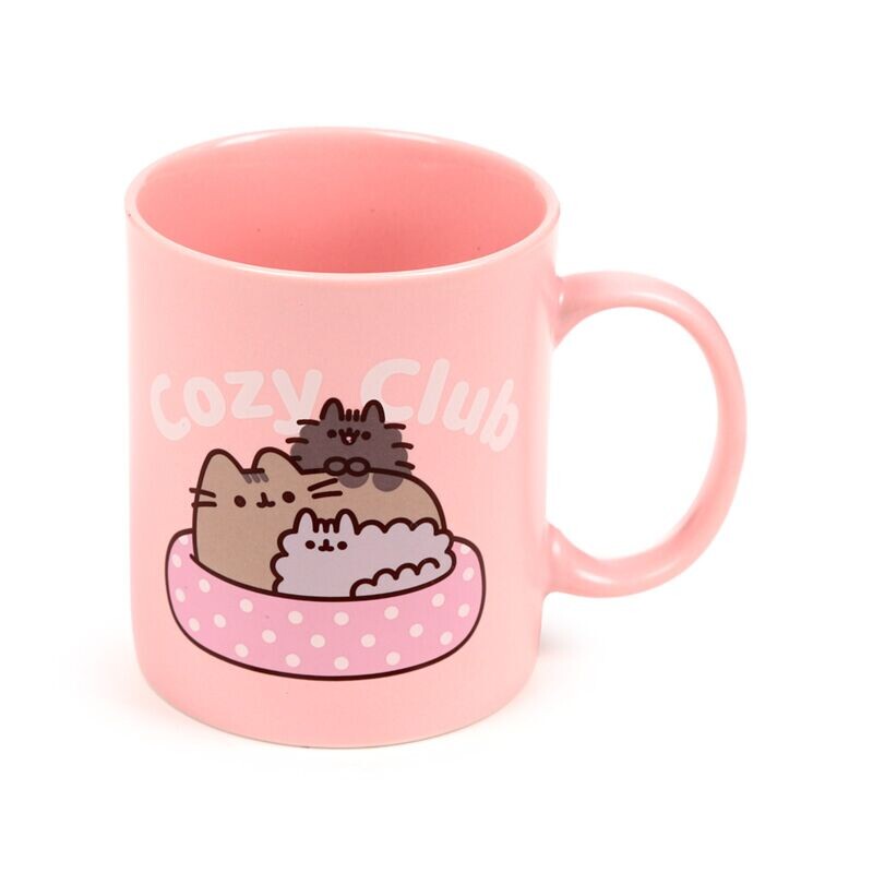 Mačacia mama Porcelánový hrnček s mačkou Pusheen a mačiatkami