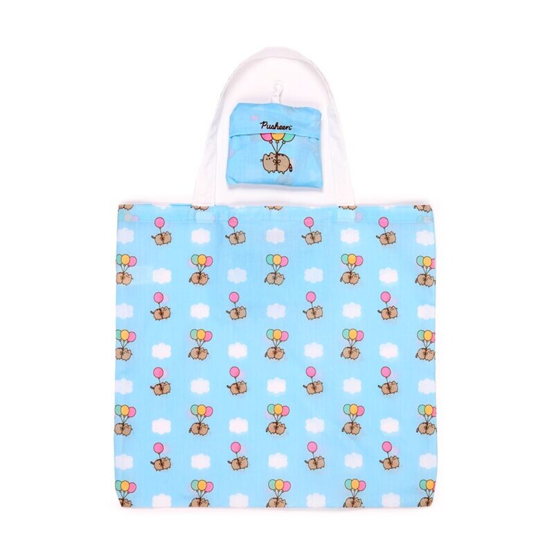 Mačacia mama Skladacia taška s mačkou Pusheen a balóniky