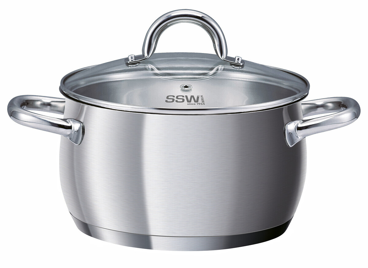 SSW - Hrniec so sklenenou pokrievkou 16cm PROFI PLUS