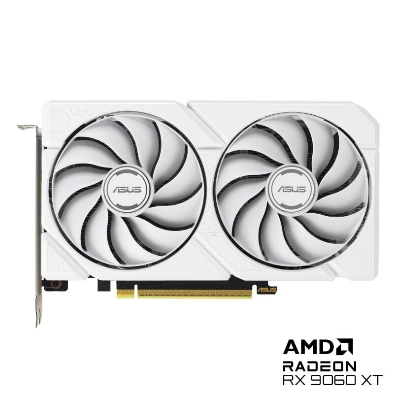 ASUS DUAL-RX9060XT-16G-WHITE