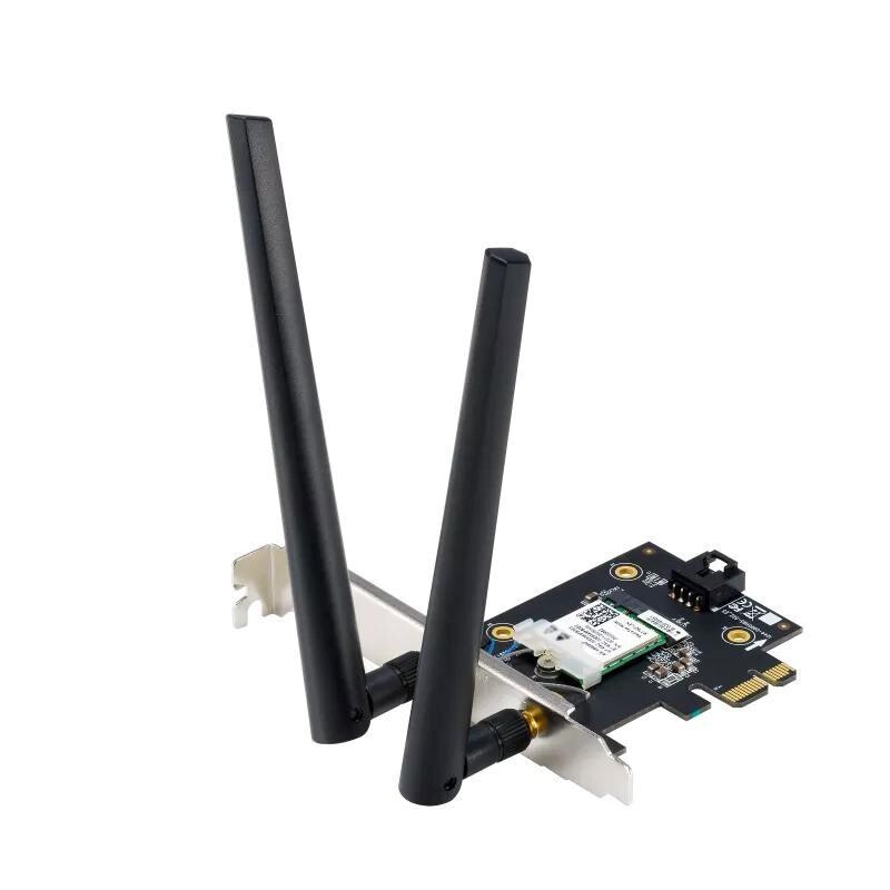 ASUS PCE-BE6500 WiFi 7 PCIe Adaptér, Bluetooth 5.4, PCIe 1x Slot, WPA3