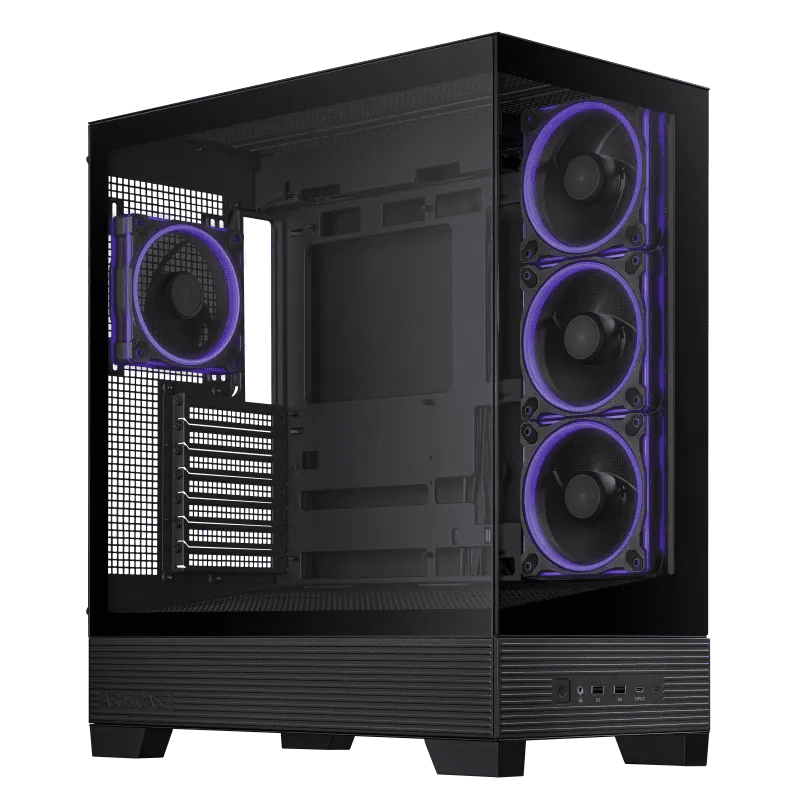 ASUS case A31 PLUS TG ARGB FANS čierna