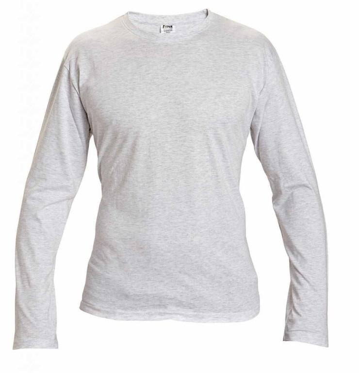CAMBON tričko dlhý rukáv melír XL