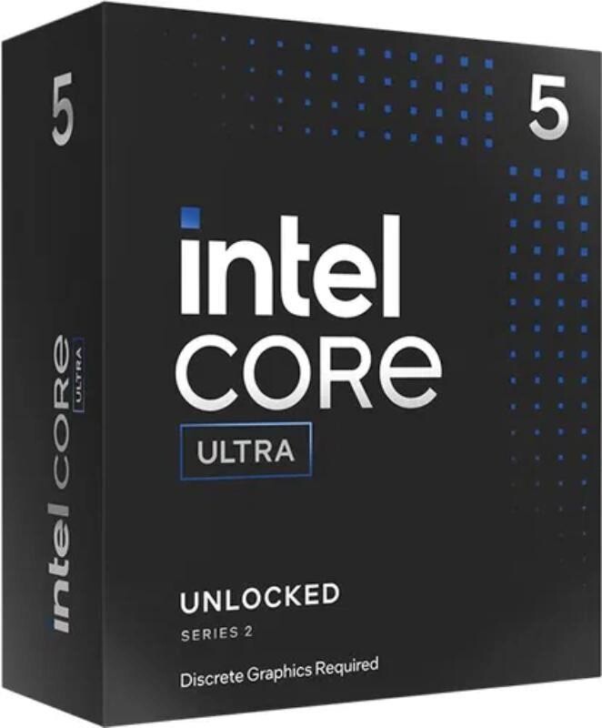 CPU Intel Core Ultra 5 - 225F, až 4.9GHz, 22MB L2, LGA1851, BOX