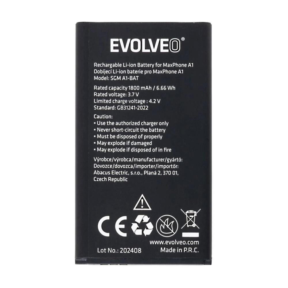 EVOLVEO originálna batéria 1800 mAh pre MaxPhone A1