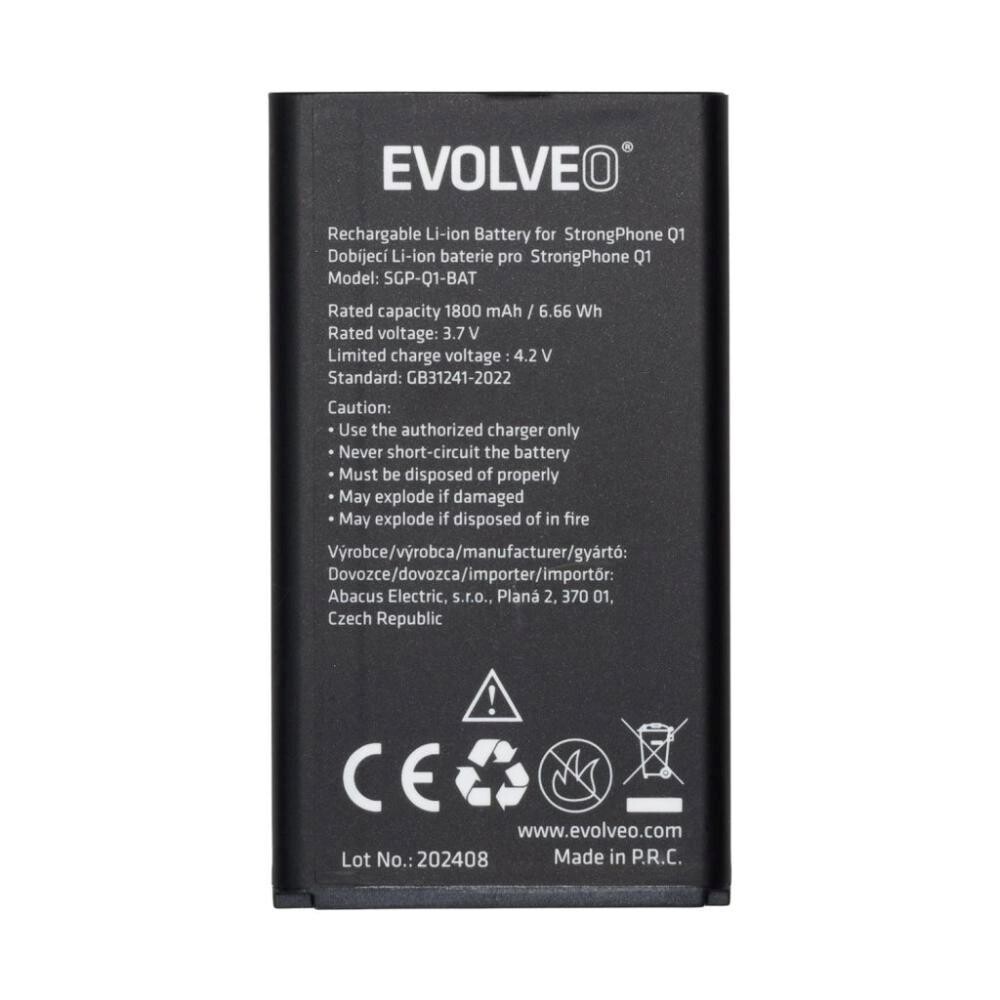 EVOLVEO originálna batéria 1800 mAh pre StrongPhone Q1