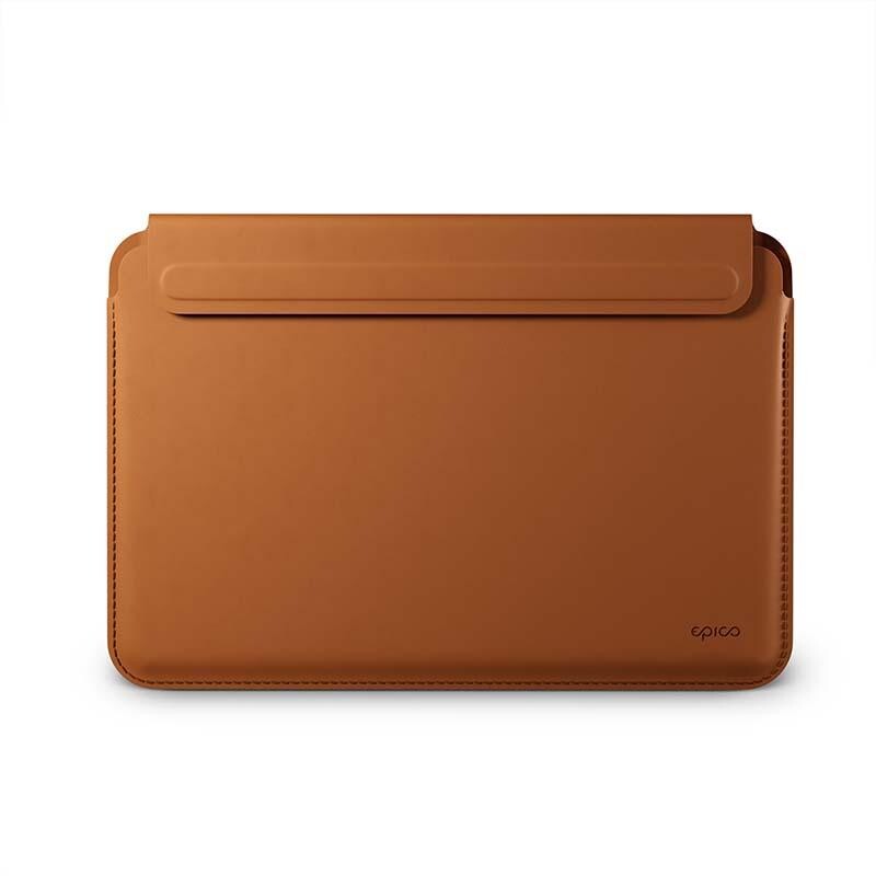 Epico Uni Leather Sleeve 14'' Laptops - hnedá