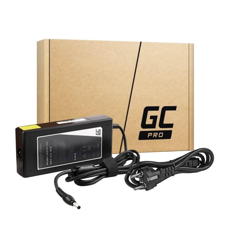 Green Cell PRO Charger / AC adaptér 19V 9.5A 180W pre MSI GT60 GT70 GT680 GT683 Asus ROG G75 G75V G75VW G750JM (5.5-2.5mm)