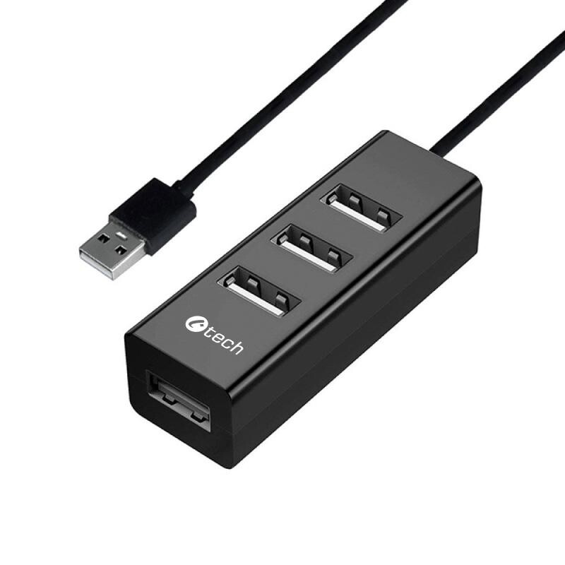 HUB USB C-tech UHB-U2, 4x USB 2.0