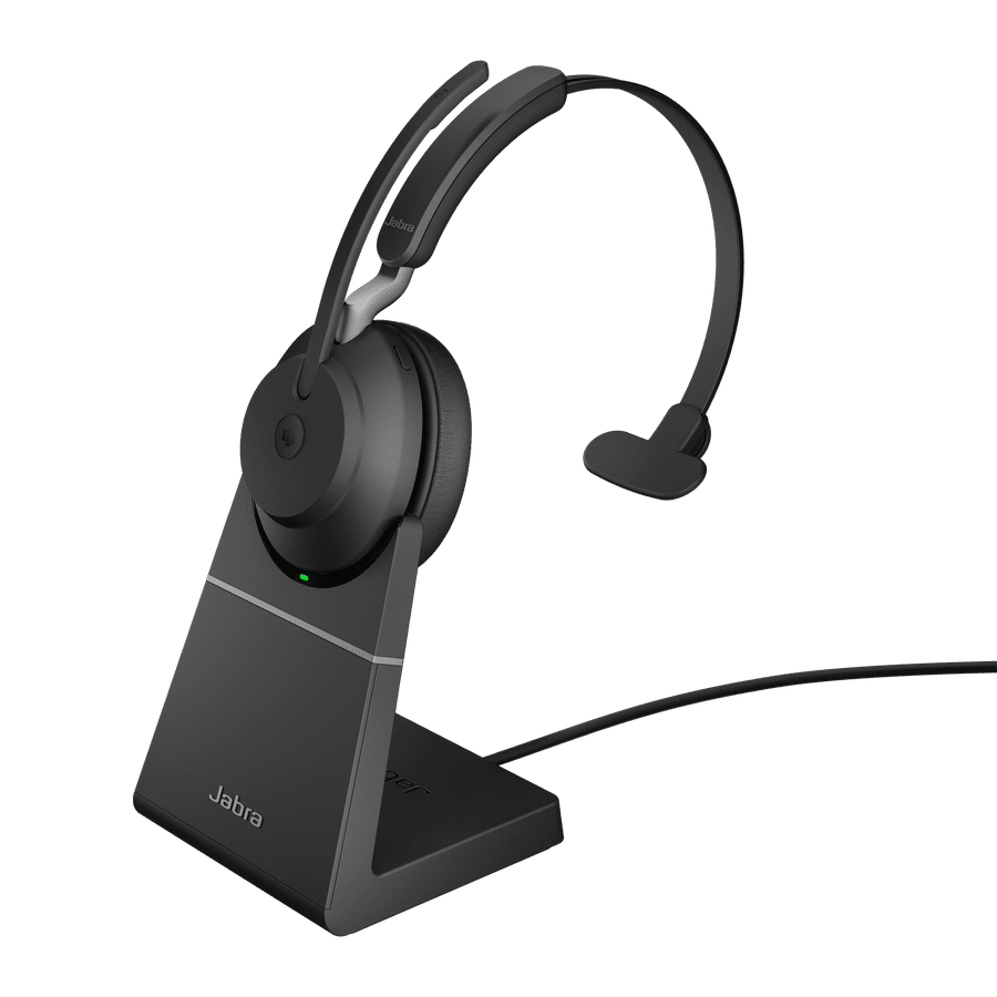 Jabra Evolve2 65/Mono/BT/Bezdrať/Stand/Čierna