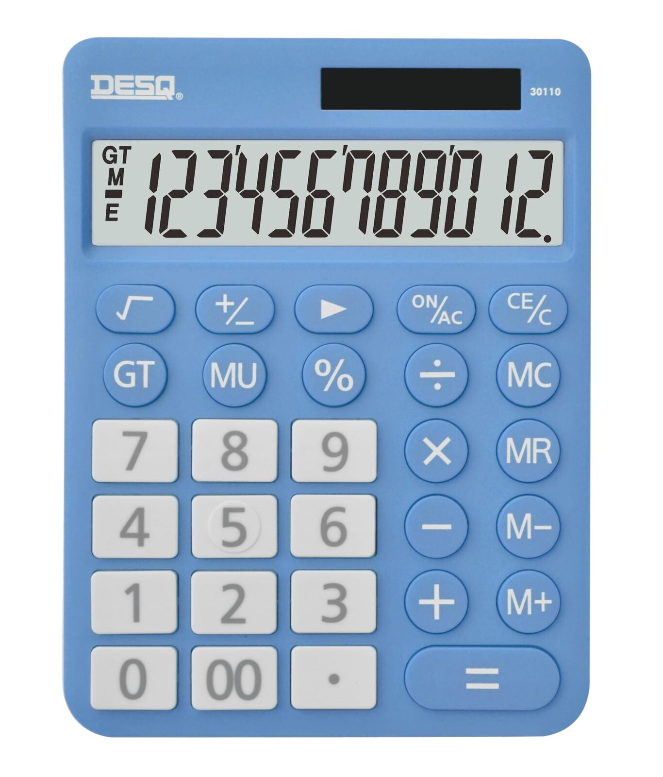 Kalkulačka DESQ XL, svetlo modrá
