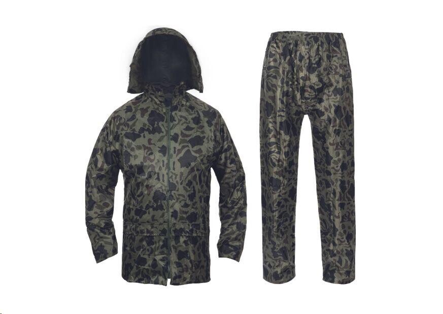 CARINA oblek s kapucňou camouflage - XXXL