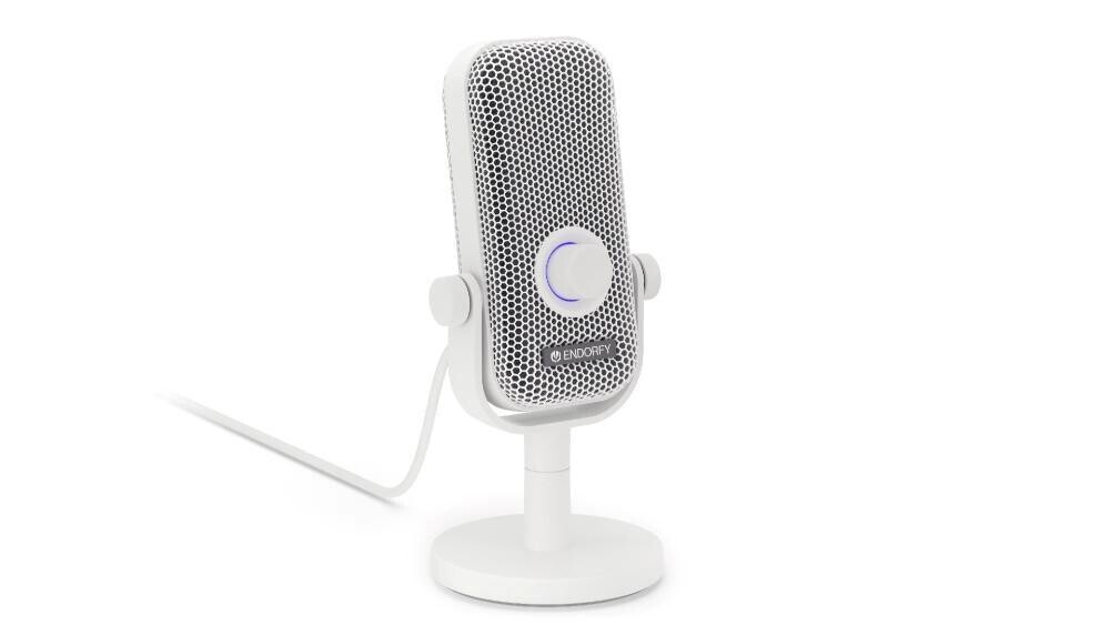 ENDORFY Mikrofón Solum Voice S Onyx White, USB-C, biela