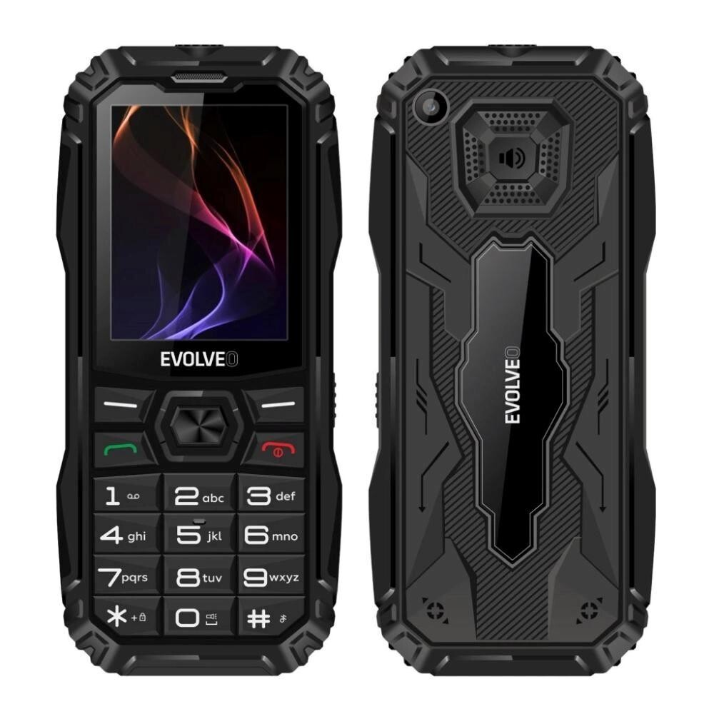 EVOLVEO MaxPhone A1, tlačidlový Dual SIM telefón, čierny