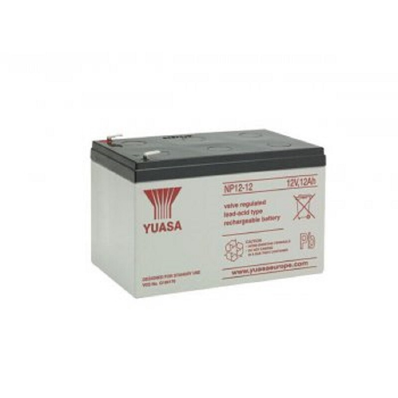 Fukawa YUASA NP12-12 (12V; 12Ah; faston F2-6,3mm; životnosť 5 rokov)